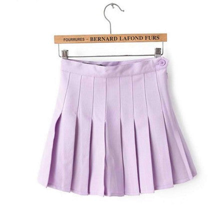 Pleated Mini High Waist Tennis Skirts